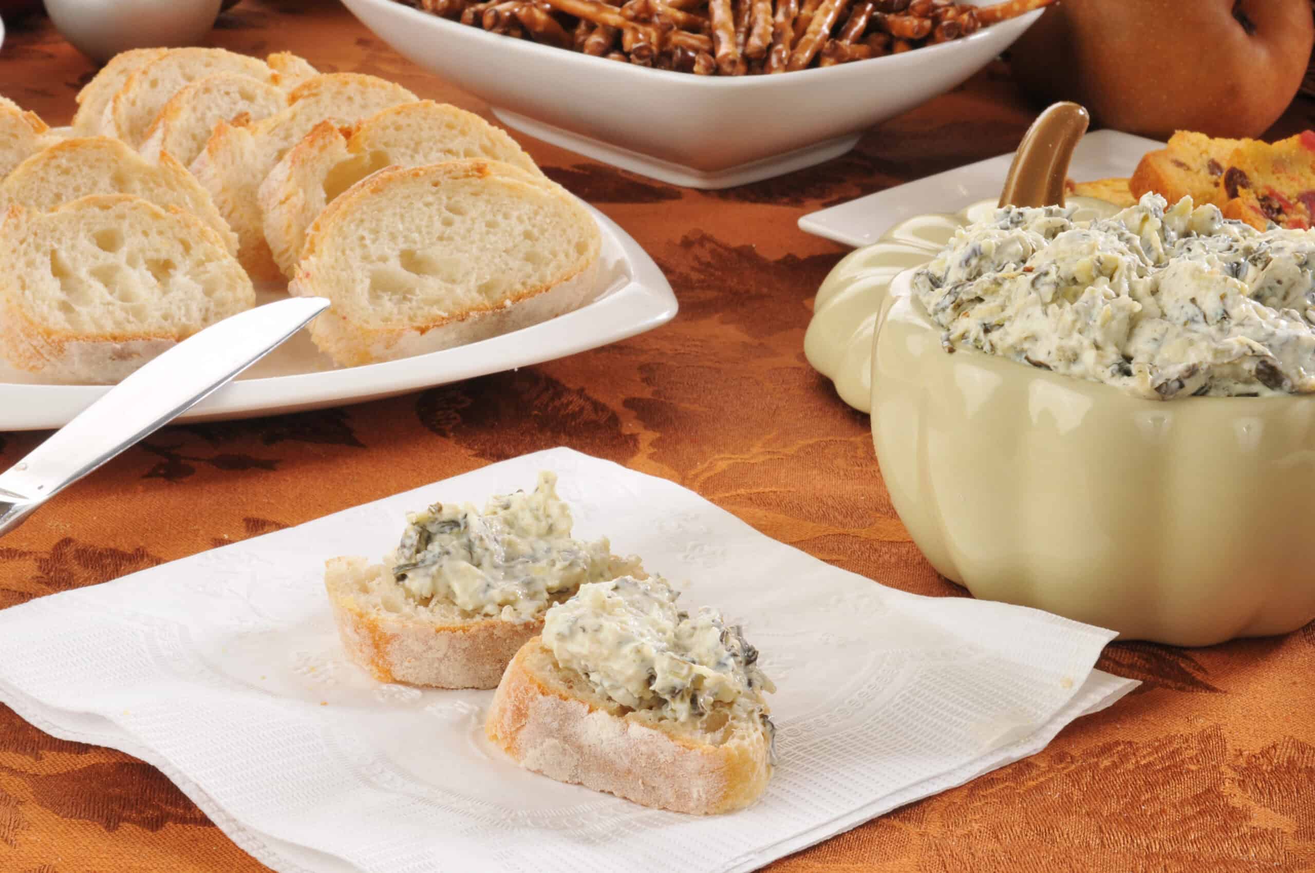 Warm Spinach Artichoke Dip | Jerry's Kitchen Food Truck Philadelphia, PA