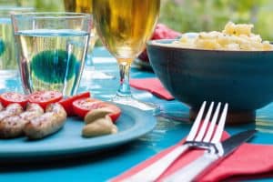 food summer party dinner