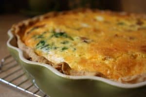chickpea spinach pie