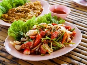 Thai shrimp salad