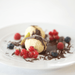 fruit syrup icecream