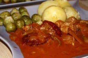 brussel sprouts potatoes