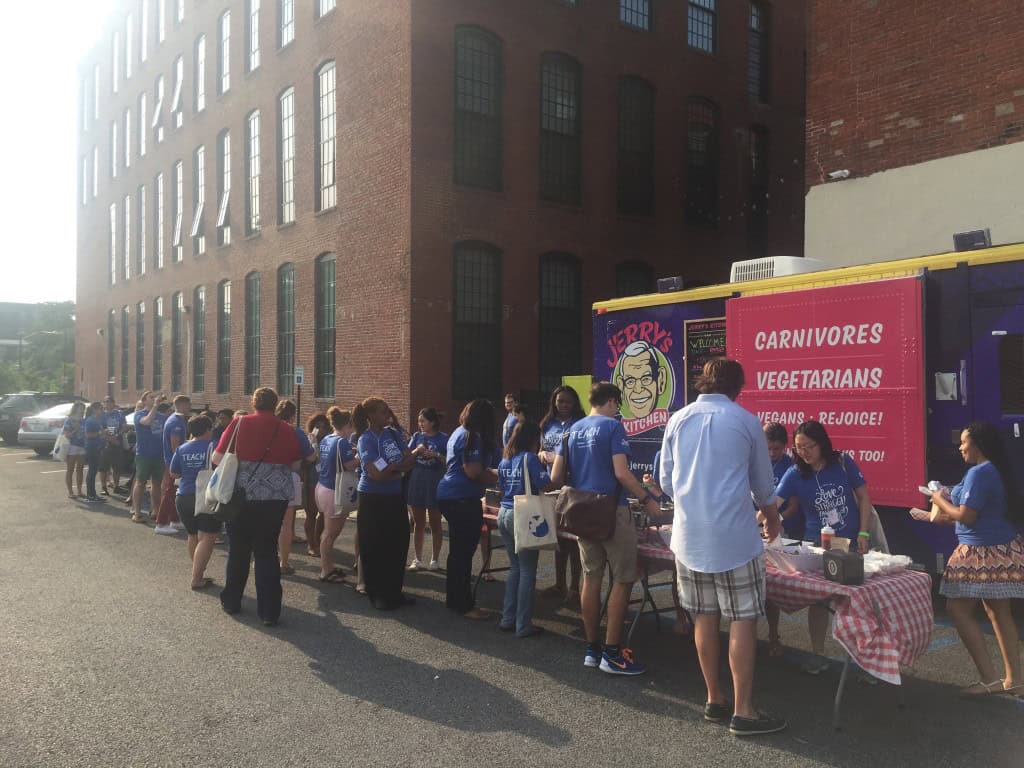Buffet breakfast catering, Philadelphia-style